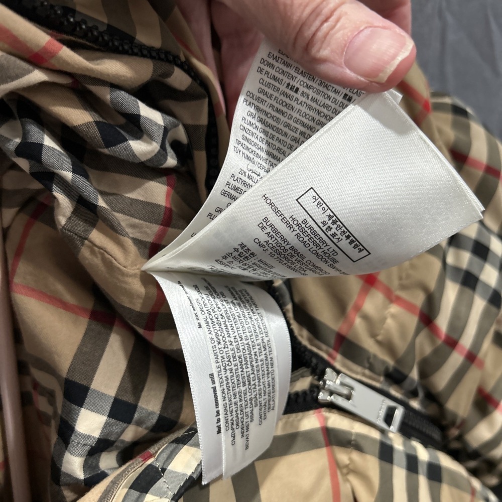 Burberry Kids Puffer Coat Snowsuit Jumpsuit 12 Month - Picture 10 of 16